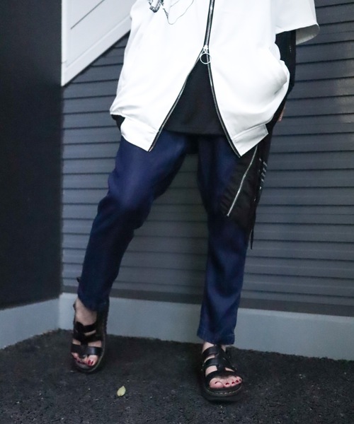 AFYF（エーエフワイエフ）の「【セットアップ対応】AFYF MOBILERPANT for 11 Pro/デニム ツイル モバイルポケットパンツ（デニムパンツ・メンズ・ブラック/インディゴブルー/ケミカルウォッシュ・FREE）」の8枚目の写真