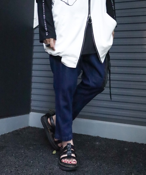 AFYF（エーエフワイエフ）の「【セットアップ対応】AFYF MOBILERPANT for 11 Pro/デニム ツイル モバイルポケットパンツ（デニムパンツ・メンズ・ブラック/インディゴブルー/ケミカルウォッシュ・FREE）」の20枚目の写真