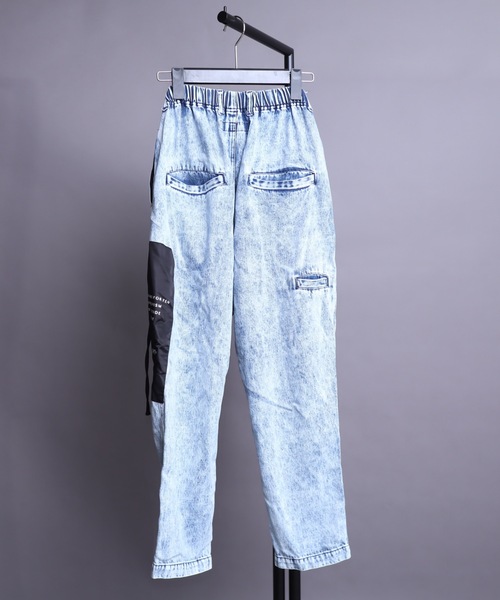 AFYF（エーエフワイエフ）の「【セットアップ対応】AFYF MOBILERPANT for 11 Pro/デニム ツイル モバイルポケットパンツ（デニムパンツ・メンズ・ブラック/インディゴブルー/ケミカルウォッシュ・FREE）」の5枚目の写真