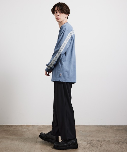 JUNRED（ジュンレッド）の「BEN DAVISバックテープロングTシャツ（Tシャツ/カットソー・メンズ・ホワイト/グレー/ピンク・LL/M/L）」の15枚目の写真