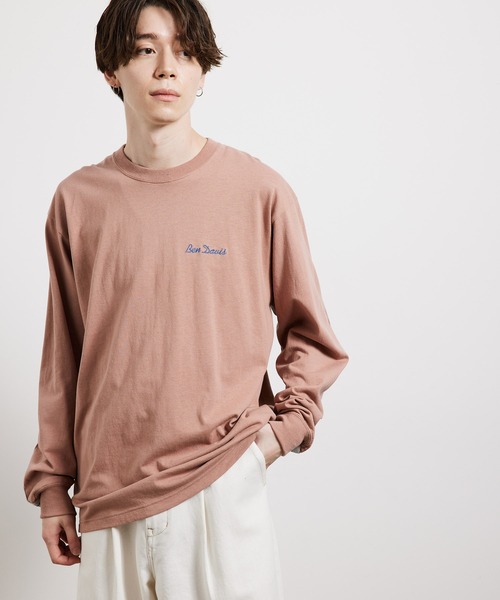 JUNRED（ジュンレッド）の「BEN DAVISバックテープロングTシャツ（Tシャツ/カットソー・メンズ・ホワイト/グレー/ピンク・LL/M/L）」の12枚目の写真