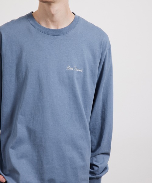 JUNRED（ジュンレッド）の「BEN DAVISバックテープロングTシャツ（Tシャツ/カットソー・メンズ・ホワイト/グレー/ピンク・LL/M/L）」の5枚目の写真