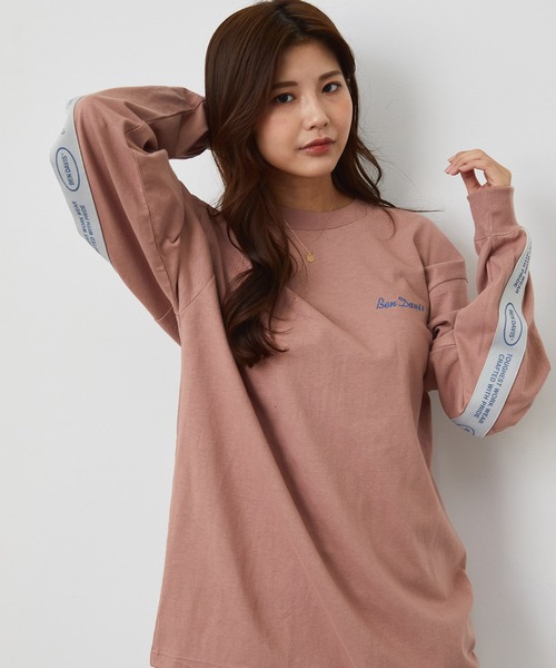 JUNRED（ジュンレッド）の「BEN DAVISバックテープロングTシャツ（Tシャツ/カットソー・メンズ・ホワイト/グレー/ピンク・LL/M/L）」の17枚目の写真
