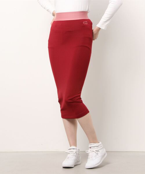 Reebok(リーボック)の「カーディB リブスカート / Cardi B Rib Skirt(スカート・レディース・ブラック/レッド系その他・SMALL/MEDIUM/LARGE/X-LARGE)」の2枚目の写真