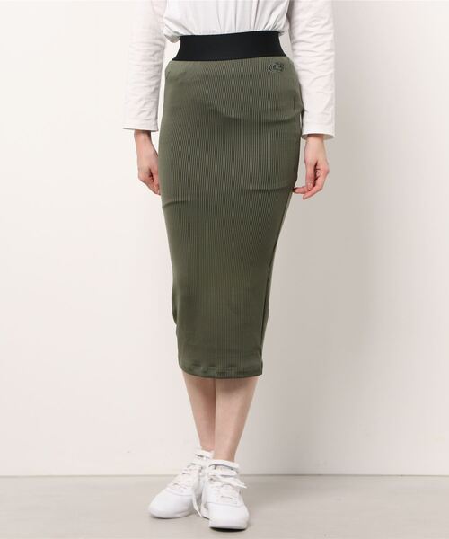 Reebok(リーボック)の「カーディB リブスカート / Cardi B Rib Skirt(スカート・レディース・ブラック/レッド系その他・SMALL/MEDIUM/LARGE/X-LARGE)」の1枚目の写真