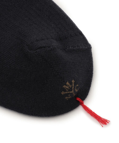 MARCOMONDE（マルコモンド）の「MARCOMONDE（マルコモンド）COTTON RIBBED SOCKS メンズ（ソックス/靴下・メンズ・ホワイト/チャコール・3）」の5枚目の写真