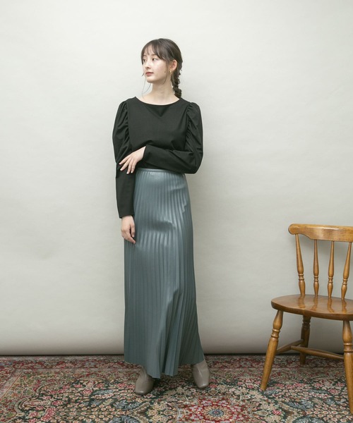 UR Lab.（アーバンリサーチラボ）の「パフスリーブTOPS（Tシャツ/カットソー・レディース・ブラック/オフホワイト/ピンク系その他・FREE）」の12枚目の写真