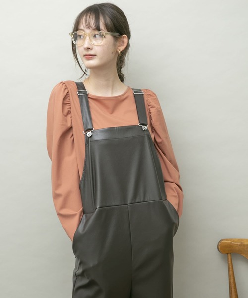 UR Lab.（アーバンリサーチラボ）の「パフスリーブTOPS（Tシャツ/カットソー・レディース・ブラック/オフホワイト/ピンク系その他・FREE）」の4枚目の写真