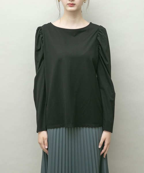 UR Lab.（アーバンリサーチラボ）の「パフスリーブTOPS（Tシャツ/カットソー・レディース・ブラック/オフホワイト/ピンク系その他・FREE）」の7枚目の写真