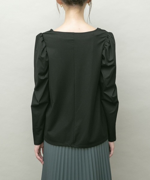 UR Lab.（アーバンリサーチラボ）の「パフスリーブTOPS（Tシャツ/カットソー・レディース・ブラック/オフホワイト/ピンク系その他・FREE）」の13枚目の写真