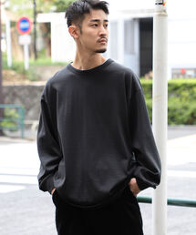 BEAMS | BEAMS / ウォッシャブル ウール ロングスリーブ Tシャツ(Tシャツ/カットソー)