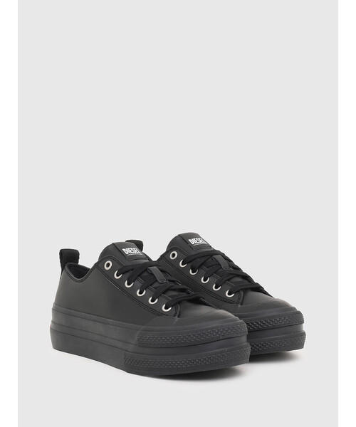 DIESEL（ディーゼル）の「レディース Wソール レザー スニーカー（スニーカー・レディース・ホワイト/ブラック・38/37/36/39/35）」の11枚目の写真