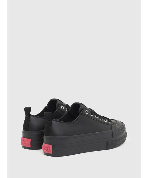 DIESEL（ディーゼル）の「レディース Wソール レザー スニーカー（スニーカー・レディース・ホワイト/ブラック・38/37/36/39/35）」の6枚目の写真