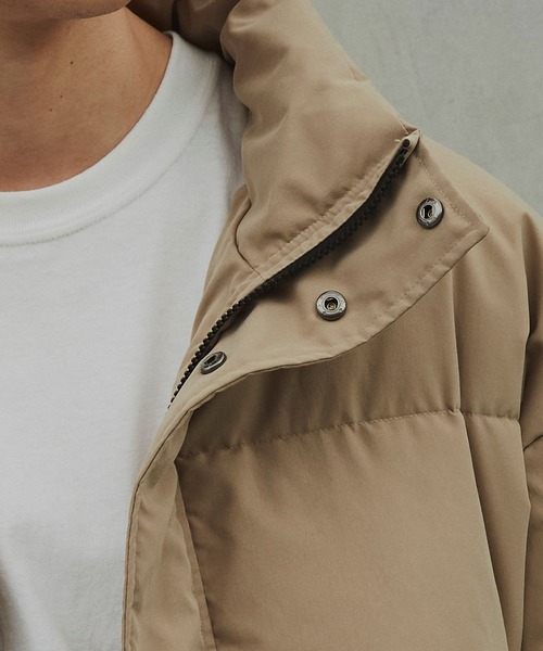 Revo.(レボ)の「Revo. DACRON 機能中綿 ショート丈 スタンドカラーブルゾン 21AW(ダウンジャケット/コート・メンズ・ブラック/ベージュ/オリーブ・1/2)」の17枚目の写真