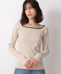 LOWRYS FARM | ２ＷＡＹパイピングＬＳ＊　214922(Tシャツ/カットソー)