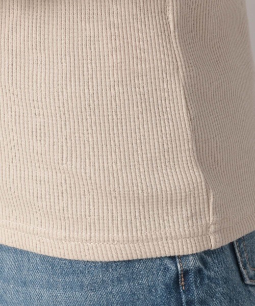 LOWRYS FARM（ローリーズファーム）の「２ＷＡＹパイピングＬＳ＊　214922（Tシャツ/カットソー・レディース・ホワイト/アイボリー/ブラック/オレンジ・FREE）」の14枚目の写真