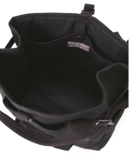 MARGARET HOWELL（マーガレットハウエル）の「WASHED DRY COTTON TWILL（バックパック/リュック・メンズ・ブラック・FREE）」の8枚目の写真