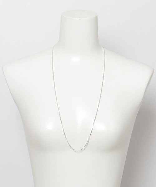 URBAN RESEARCH DOORS(アーバンリサーチドアーズ)の「SILVER925ボールチェーンロングネックレス(ネックレス・レディース・ゴールド/シルバー・ONE)」の3枚目の写真