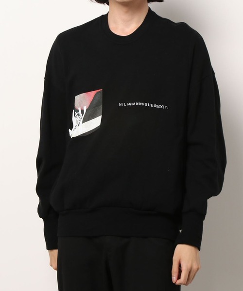 NILoS(ニルズ)の「NILoS/ニルズ/グラフィックプリントスウェット/CutSewn ForMale/740CPM5(スウェット・メンズ・ブラック・1/2)」の16枚目の写真