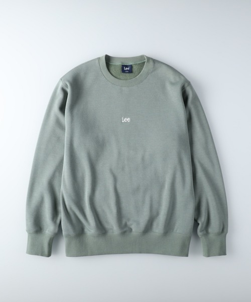 Lee（リー）の「【Lee】裏ボアクルースウェット（スウェット・メンズ・ホワイト/ピンク/グリーン・M/L/XL）」の9枚目の写真