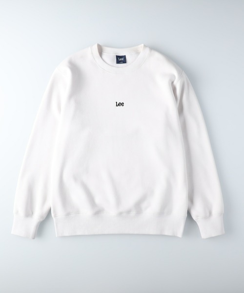 Lee（リー）の「【Lee】裏ボアクルースウェット（スウェット・メンズ・ホワイト/ピンク/グリーン・M/L/XL）」の6枚目の写真