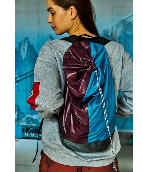 AlexanderLeeChang（アレキサンダーリーチャン）の「AlexanderLeeChang/アレキサンダーリーチャン 5050 POCKETABLE DAYPAC AC052139（バックパック/リュック・メンズ・ネイビー/グレー/ブルー・FREE）」の3枚目の写真