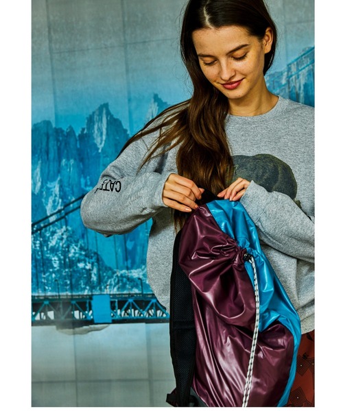 AlexanderLeeChang（アレキサンダーリーチャン）の「AlexanderLeeChang/アレキサンダーリーチャン 5050 POCKETABLE DAYPAC AC052139（バックパック/リュック・メンズ・ネイビー/グレー/ブルー・FREE）」の5枚目の写真