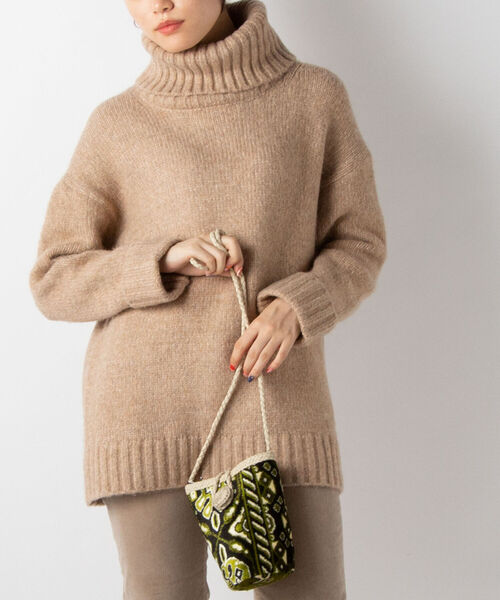 Torrazzo Donna（トラッゾドンナ）の「【TORRAZZO DONNA/ トラッゾドンナ】ニット×チュール2WAYワンピース（ワンピース・レディース・ブラック/ベージュ/オフホワイト・38）」の19枚目の写真