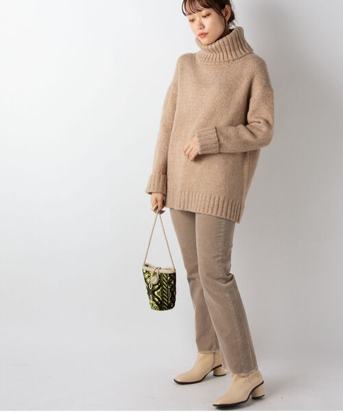 Torrazzo Donna（トラッゾドンナ）の「【TORRAZZO DONNA/ トラッゾドンナ】ニット×チュール2WAYワンピース（ワンピース・レディース・ブラック/ベージュ/オフホワイト・38）」の11枚目の写真
