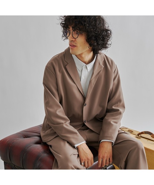 CPCM（シーピーシーエム）の「テーラードセットアップ（テーラードジャケット・メンズ・グレイッシュベージュ/チャコールグレー/ブラック/ブラウン・LARGE/MEDIUM）」の11枚目の写真