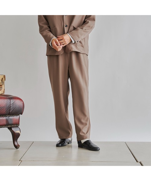 CPCM（シーピーシーエム）の「テーラードセットアップ（テーラードジャケット・メンズ・グレイッシュベージュ/チャコールグレー/ブラック/ブラウン・LARGE/MEDIUM）」の19枚目の写真