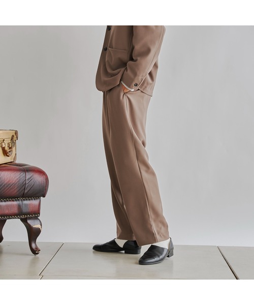 CPCM（シーピーシーエム）の「テーラードセットアップ（テーラードジャケット・メンズ・グレイッシュベージュ/チャコールグレー/ブラック/ブラウン・LARGE/MEDIUM）」の21枚目の写真