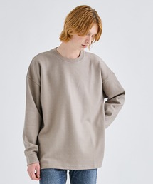 ATTACHMENT | カシミアブレンド クルーネックプルオーバー/CASHMERE BREND CLOTH CREWNECK PULLOVER L/S(スウェット)