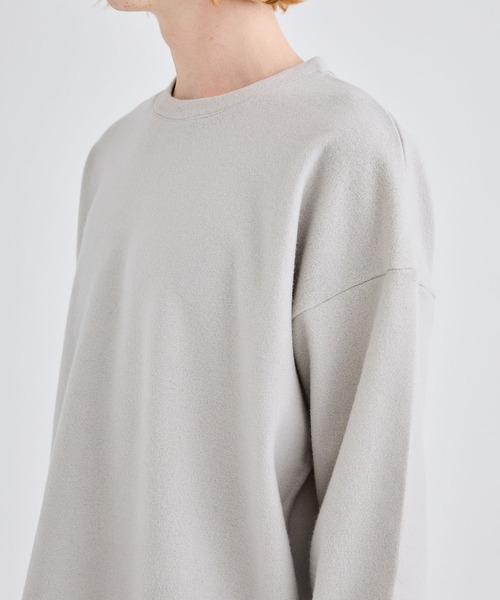 ATTACHMENT（アタッチメント）の「カシミアブレンド クルーネックプルオーバー/CASHMERE BREND CLOTH CREWNECK PULLOVER L/S（スウェット・メンズ・ブラック/ベージュ/オフホワイト・1/2/4/3）」の19枚目の写真