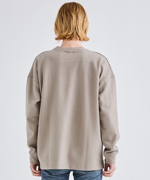 ATTACHMENT（アタッチメント）の「カシミアブレンド クルーネックプルオーバー/CASHMERE BREND CLOTH CREWNECK PULLOVER L/S（スウェット・メンズ・ブラック/ベージュ/オフホワイト・1/2/4/3）」の15枚目の写真