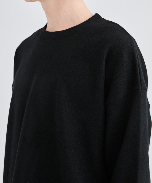 ATTACHMENT（アタッチメント）の「カシミアブレンド クルーネックプルオーバー/CASHMERE BREND CLOTH CREWNECK PULLOVER L/S（スウェット・メンズ・ブラック/ベージュ/オフホワイト・1/2/4/3）」の20枚目の写真