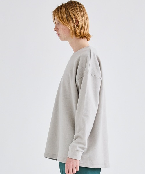 ATTACHMENT（アタッチメント）の「カシミアブレンド クルーネックプルオーバー/CASHMERE BREND CLOTH CREWNECK PULLOVER L/S（スウェット・メンズ・ブラック/ベージュ/オフホワイト・1/2/4/3）」の10枚目の写真