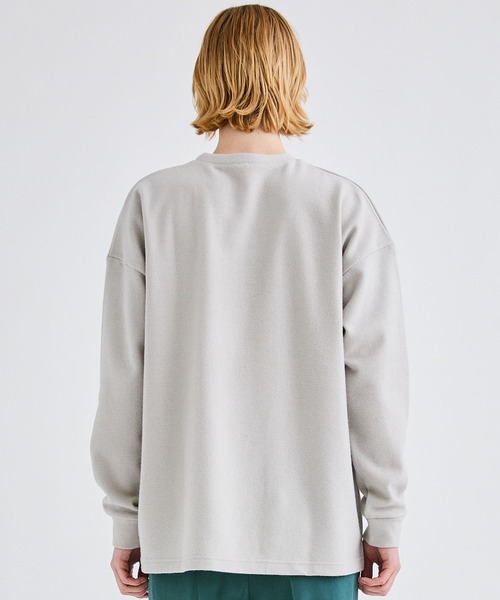 ATTACHMENT（アタッチメント）の「カシミアブレンド クルーネックプルオーバー/CASHMERE BREND CLOTH CREWNECK PULLOVER L/S（スウェット・メンズ・ブラック/ベージュ/オフホワイト・1/2/4/3）」の13枚目の写真