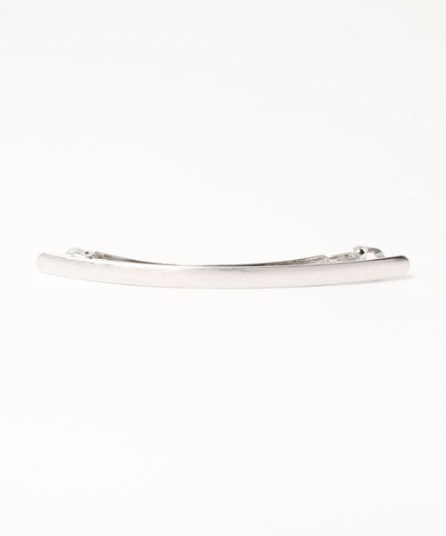 N.(N. Natural Beauty Basic)(エヌエヌナチュラルビューティーベーシック)の「メタリックバーバレッタ(バレッタ/ヘアクリップ・レディース・シルバー/ゴールド・フリ-)」の4枚目の写真
