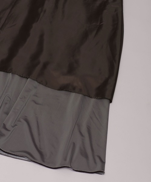 NANO universe（ナノユニバース）の「ベロアキャミワンピース（ワンピース・レディース・ベージュ/チャコール・38/36）」の16枚目の写真