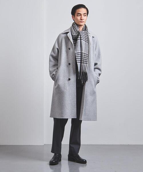 Joshua Ellis（ジョシュアエリス）の「＜Joshua Ellis（ジョシュア エリス）＞ リバーシブル グレンチェック マフラー（マフラー・メンズ・グレー・FREE）」の12枚目の写真