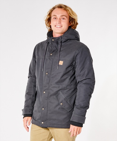 rip curl（リップカール）の「【RIPCURL（リップカール）】ANTI SERIES EXIT フード付きジャケット（ブルゾン・メンズ・ブラック/ブラウン・SMALL/MEDIUM/LARGE）」の5枚目の写真