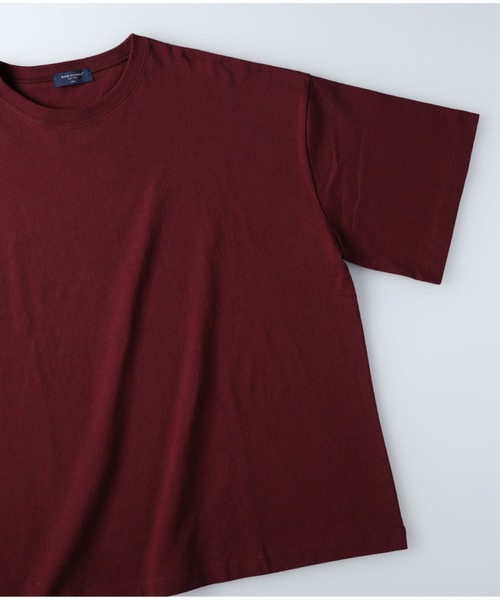 BACK NUMBER(バックナンバー)の「ヘビーな生地感【BACK NUMBER】スーパービッグシルエット無地Tシャツ(Tシャツ/カットソー・メンズ・ホワイト/ブラック/ベージュ/パープル/ネイビー/グレー/オリーブ/ピンク/ブルー/ケリー/ワイン/レンガ・S/L/M/XL)」の12枚目の写真