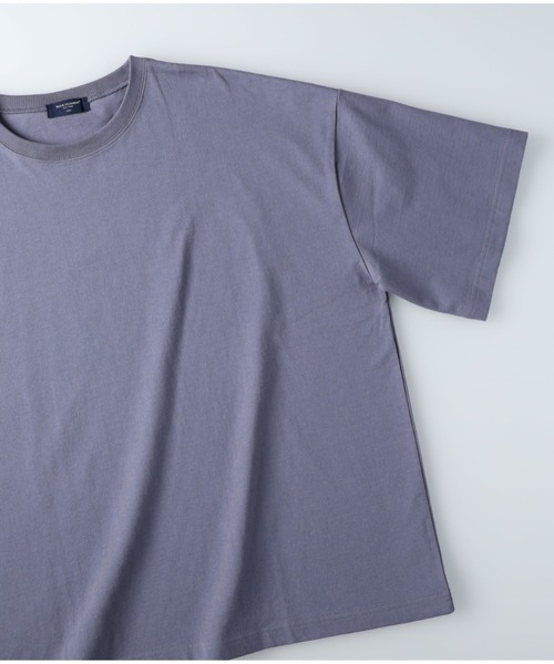 BACK NUMBER(バックナンバー)の「ヘビーな生地感【BACK NUMBER】スーパービッグシルエット無地Tシャツ(Tシャツ/カットソー・メンズ・ホワイト/ブラック/ベージュ/パープル/ネイビー/グレー/オリーブ/ピンク/ブルー/ケリー/ワイン/レンガ・S/L/M/XL)」の16枚目の写真