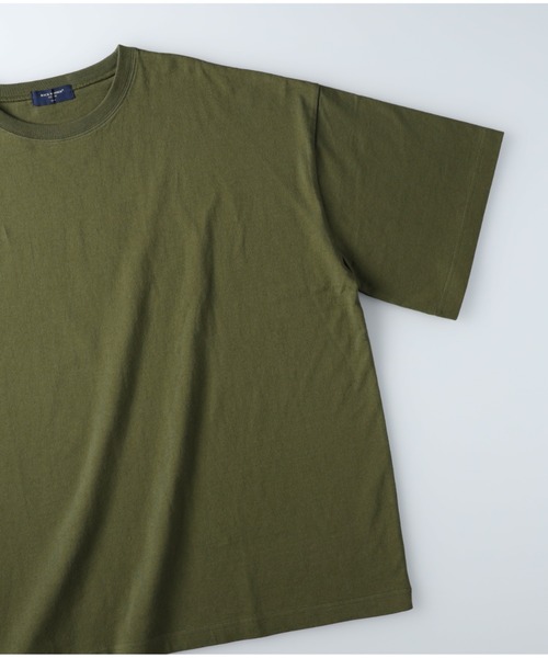 BACK NUMBER(バックナンバー)の「ヘビーな生地感【BACK NUMBER】スーパービッグシルエット無地Tシャツ(Tシャツ/カットソー・メンズ・ホワイト/ブラック/ベージュ/パープル/ネイビー/グレー/オリーブ/ピンク/ブルー/ケリー/ワイン/レンガ・S/L/M/XL)」の22枚目の写真