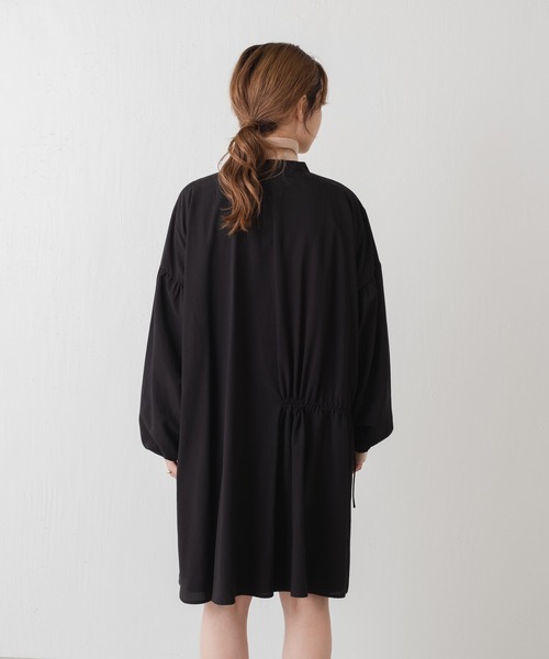 Kastane（カスタネ）の「紐付きギャザーミニワンピース（ワンピース・レディース・ブラック/モカ・FREE）」の15枚目の写真