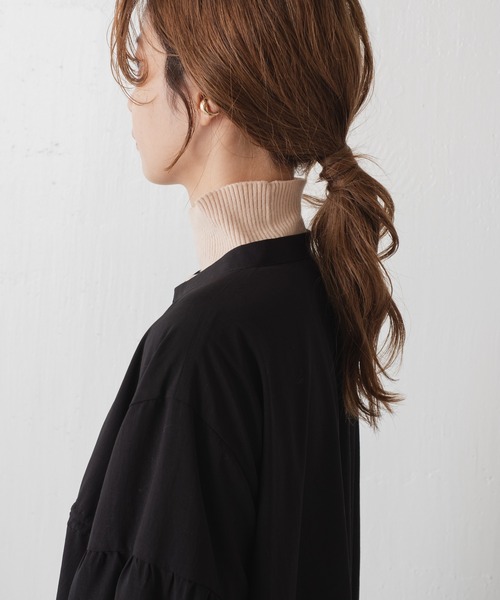 Kastane（カスタネ）の「紐付きギャザーミニワンピース（ワンピース・レディース・ブラック/モカ・FREE）」の17枚目の写真