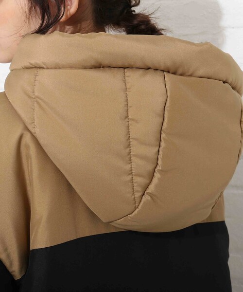 Cutie Blonde(キューティーブロンド)の「◆【撥水加工】中綿切替えブルゾン(ブルゾン・レディース・ブラック/ベージュ系その他2/ピンク系・03/02)」の18枚目の写真