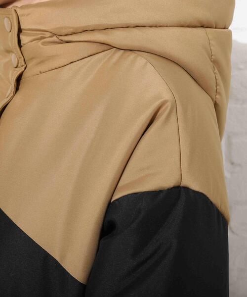 Cutie Blonde(キューティーブロンド)の「◆【撥水加工】中綿切替えブルゾン(ブルゾン・レディース・ブラック/ベージュ系その他2/ピンク系・03/02)」の19枚目の写真