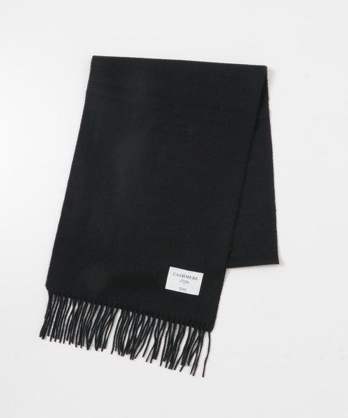 URBAN RESEARCH ROSSO MEN（アーバンリサーチロッソメン）の「カシミヤ無地マフラー（マフラー・メンズ・ブラック・FREE）」の4枚目の写真